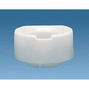 Ableware 725861000 6" Contoured Tall-Ette Elevated Toilet Seat