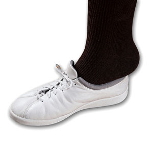 Ableware 738130030 30" Perma-Ty Elastic Shoelaces-White