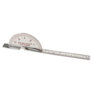 Baseline 12-1011-25 Finger Goniometer-Metal-Deluxe-6 inch-25/Pack