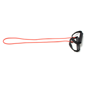 CanDo 10-5562 Exerciser Tubing with Handles-48"-Red-Light