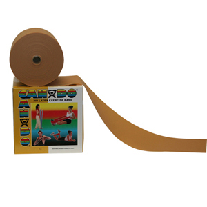 CanDo 10-5627 Latex Free Exercise Band-50 Yard Roll-Gold-XXX-Heavy