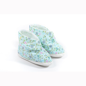 CareActive EBF1-1-BFL Ladies EdemaBoot-Small-Blue Floral