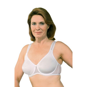 Classique 768 Post Mastectomy Fashion Bra-White-34B