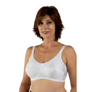 Classique 770 Post Mastectomy Fashion Bra-White-34A