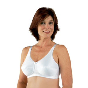 Classique 772E Post Mastectomy Fashion Bra-White-32B