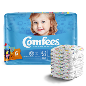 Comfees CMF-6 Disposable Baby Diapers-Size 6-92/Case