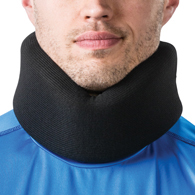 Core Products 6260 Foam Cervical Collar-Black-2.5" Chin to Sternal Notch