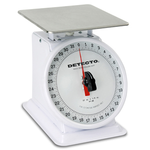Detecto PT-2R Top Loading Scale with Rotating Dial-32 oz Capacity
