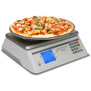 Detecto RP30R Round Digital Ingredient Scale-30 lb/15 kg