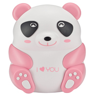 Drive MQ6005 Panda Pediatric Nebulizer-Pink w/ Disposable Neb Kit