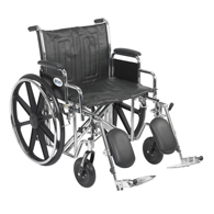 Drive STD22EC 22" Sentra EC Wheelchair-Desk Arms-Elevating Leg Rests