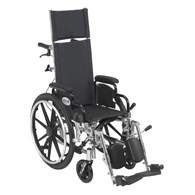 Drive Viper Plus Reclining Wheelchair w/ Leg rest & Detachable Arms