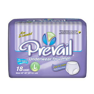 Prevail PWC-513 Classic Fit Underwear for Women-Large-72/Case