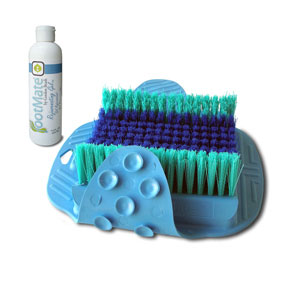 Gordon Brush FootMate Foot Brush Scrubber & Massager System-Blue