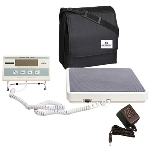 Healthometer 349KLX Medical Weight Scale w/ AC Adapter and Case