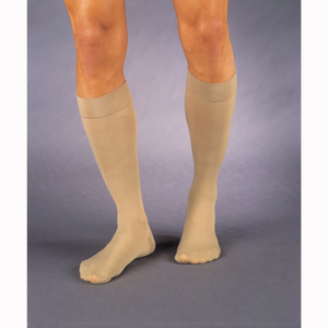 Jobst 114747 Relief Knee High CT Socks w/ Band-20-30 mmHg-BGE-FC-XL
