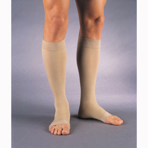 Jobst 114748 Relief Knee High OT Socks w/ Band-20-30 mmHg-BGE-Med