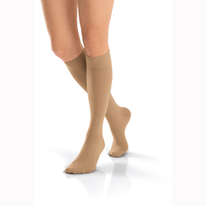 Jobst 115271 Opaque Knee High Closed Toe Socks-20-30 mmHg-Natural-Med