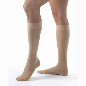 Jobst 119003 Ultrasheer Knee High CT Socks-15-20 mmHg-Blk-FC-LGE
