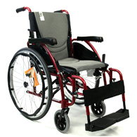 Karman S-Ergo 125 Wheelchair w/ Flip-Back Armrest & Swing Footrest