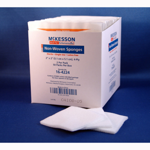 McKesson 16-4224 Medi-Pak Sterile Non-Woven Sponges-3000/Case
