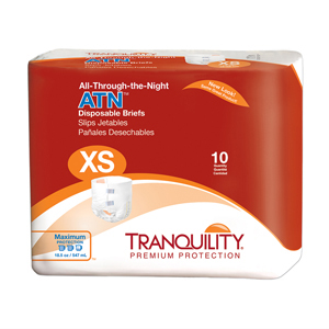 Tranquility 2183 XSmall All Through The Night Briefs-100/Case