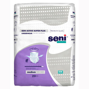 SENI S-ME20-AP1 Active Super Plus Disposable Underwear-Medium-80/Case