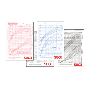Seca 405 Growth Charts-0-36 months-Pack of 100