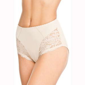 Shape One2One S4001 Lace Hi-Thi Brief-Small-Nude