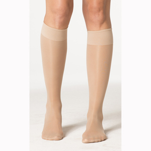 SIGVARIS 120CA29 15-20 mmHg Sheer Fashion Knee High-Size A-Taupe