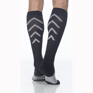 SIGVARIS 401CS99 15-20 mmHg Athletic Recovery Socks-Small-Black