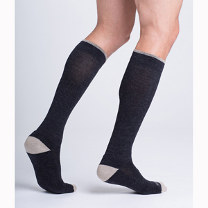 SIGVARIS 422CLS12 Merino Outdoor Performance Sock-Lge-Sm-Charcoal