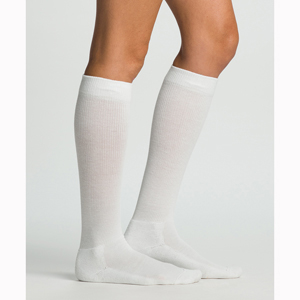 SIGVARIS 602CLLW00 18-25 mmHg Diabetic Socks-Large-Long-White