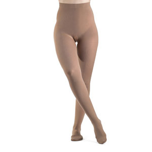 SIGVARIS 841P Womens Soft Opaque Pantyhose-15-20 mmHg-Large Long-Pecan