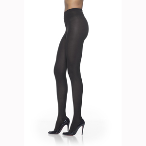 SIGVARIS 842MLLW99 Soft Opaque Maternity Pantyhose-Lge-Lng-BLK