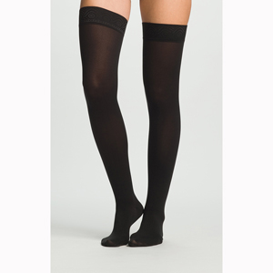 SIGVARIS 862NMPW99 20-30 mmHg Select Comfort Thigh Highs-Med-Petite-BLK