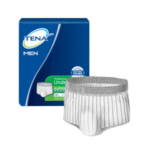 Tena 81780 Medium Protective Underwear Super Plus Men-64/Case