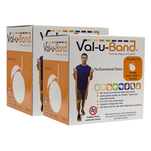 Val-u-Band 10-6132 Latex Free Band-Twin-Pak-100 Yrd-Orange-Level 2/7