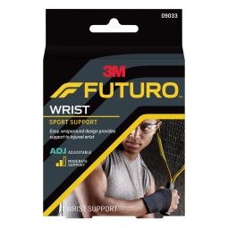 3M 09033ENR Futuro Sport Adjustable Wraparound Wrist Support, 4.5 to 9.5 in (CS/12)