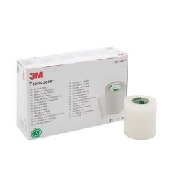 3M 1527-2 Transpore Plastic Medical Tape, 2 in x 10 yd (CS/60)