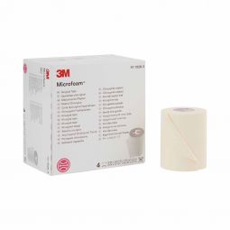 3M 1528-3 Microfoam Foam/Acrylic Adhesive Medical Tape, 3 in x 5-1/2 yd, White (CS/24)