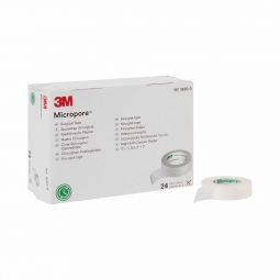 3M Micropore 1530-0-3M Micropore Paper Medical Tape, 1/2 Inch x 10 Yard, White, Paper Tapes (BX)