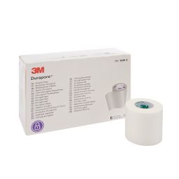 3M 1538-2 Durapore Silk-Like Cloth Medical Tape, 2 in x 10 yd, White (BX/6)