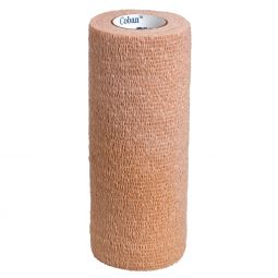 3M Coban 3M Healthcare 1586-3M Coban Self-adherent Closure Cohesive Bandage, 6 Inch x 5 Yard, Compre
