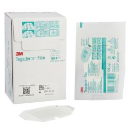 3M 1614 Tegaderm 2-3/8 x 2-3/4 in Transparent Film Dressing (CS/400)