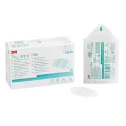 3M Tegaderm 3M Healthcare 1622W Transparent Sterile Film Dressing, 1-3/4 x 1-3/4 Inch, Transparent