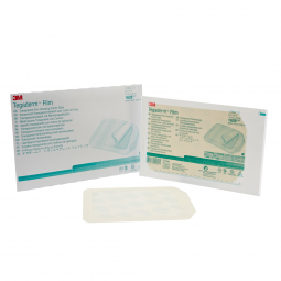 3M Tegaderm 3M Healthcare 1628 Transparent Film Dressing, 6 x 8 Inch, Transparent Dressings (CS)