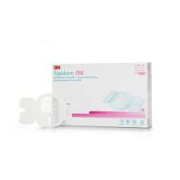 3M Tegaderm 1660 CHG I.V. Securement Dressing, 2-3/4 x 3-3/8 in