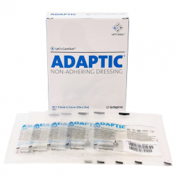 3M Adaptic 3M Healthcare 2012-3M Adaptic Oil Emulsion Impregnated Dressing, 3 x 3 Inch, Non-Adherent