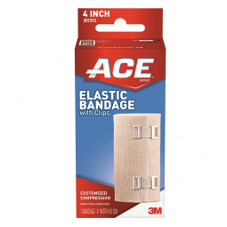 3M ACE 3M 207313-3M Ace Clip Detached Closure Elastic Bandage, 4 Inch Width, Compression Bandages (C
